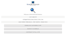 Tablet Screenshot of kirkmcdonaldrealtors.com